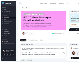Mentee portal dashboard
